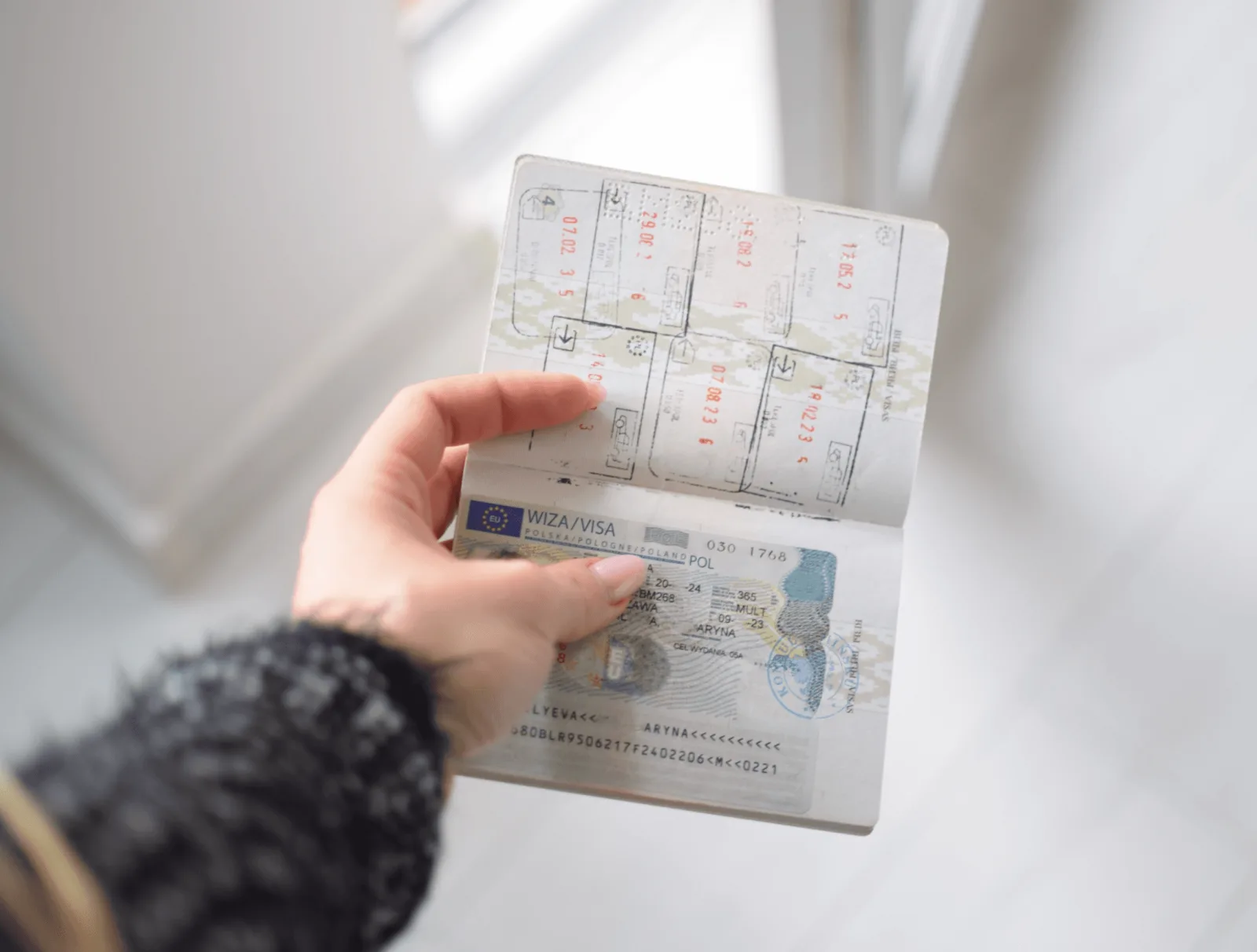 Schengen vizesinde vize numarası nerede yazar — pasaport örneği